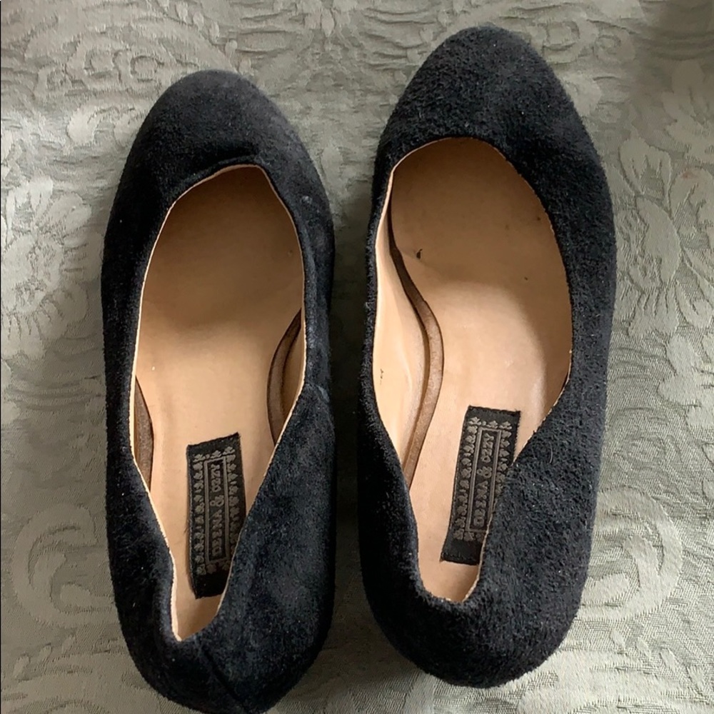 Deena &Ozzy suede wedges